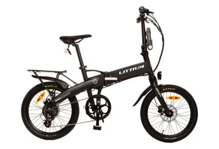 VÉLO ÉLECTRIQUE PLIABLE LITTIUM IBIZA DOGMA 04 NOIR BATTERIE 14AH