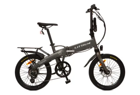 VELO ELECTRIQUE PLIABLE LITTIUM IBIZA TITANIUM 10.4AH