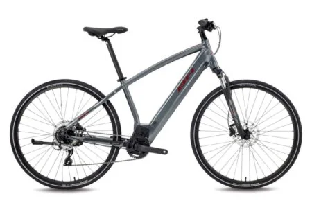 VTC Électrique BH Atom Cross Shimano Acera 8V 500 Wh 700 mm Gris Plata 2023