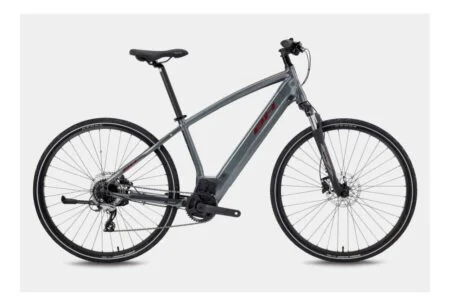 VTC Électrique BH Atom Cross Shimano Acera 8V 500 Wh 700 mm Gris Plata 2023