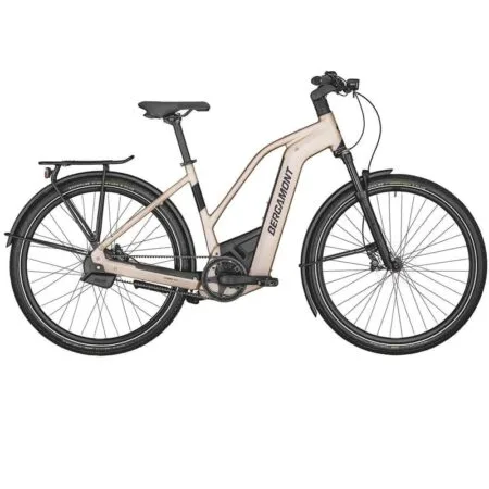 VTC Électrique Bergamont E-HORIZON PREMIUM PRO BELT LADY - 2022 - rose gold A01