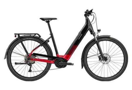 VTC Électrique Cannondale Tesoro Neo X 2 Low Step Shimano Deore 10V 625 Wh 29'' Rouge