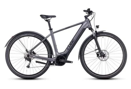 VTC Électrique Cube Nuride Hybrid Performance 500 Allroad Shimano Alivio 9V 500 Wh 29'' Gris 2023