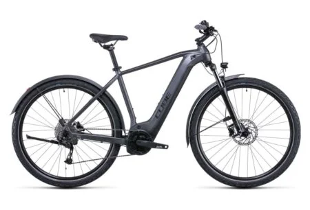 VTC Électrique Cube Nuride Hybrid Performance 625 Allroad Shimano Alivio 9V 625 Wh 700 mm Gris Graphite 2022