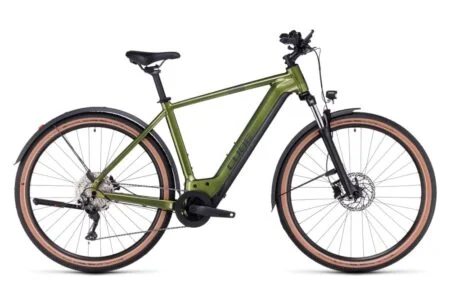 VTC Électrique Cube Nuride Hybrid Pro 625 Allroad Shimano Deore 10V 625 Wh 29'' Vert Shinymoss 2023