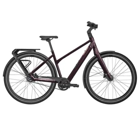 VTC Électrique Femme Bergamont - E-VITESS EXPERT LADY - 2023 - shiny cassis red