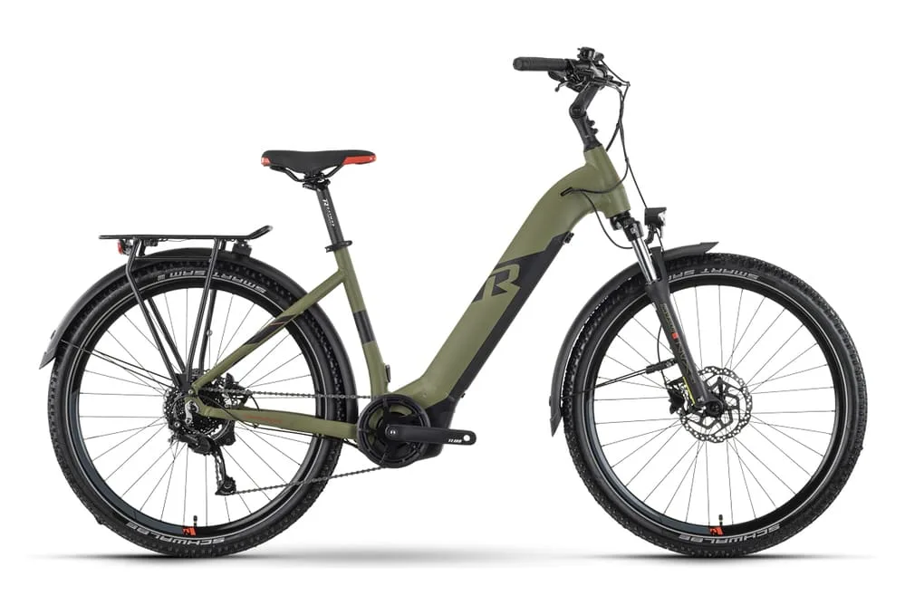 VTC Electrique R Raymon CrossRay E 5.0 Wave Tektro M350 9V 500 Wh 27.5'' Vert Mat 2023