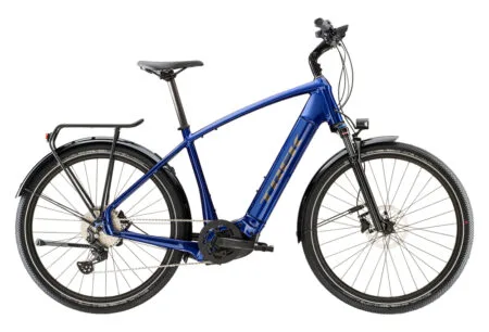 VTC Électrique Trek Allant+ 7 Shimano Deore 10V 625 Wh 27.5'' Bleu Azur 2023