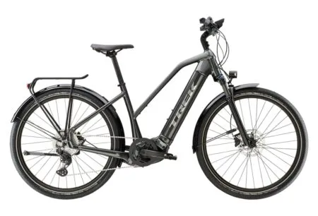 VTC Électrique Trek Allant+ 7 Stagger Shimano Deore 10V 625 Wh 27.5'' Gris Lithium 2023