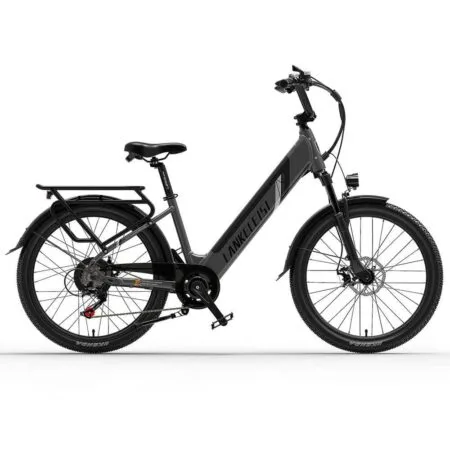 VTC électrique Lankeleisi ES500 Pro 500W 24" 14.5Ah Batterie gris