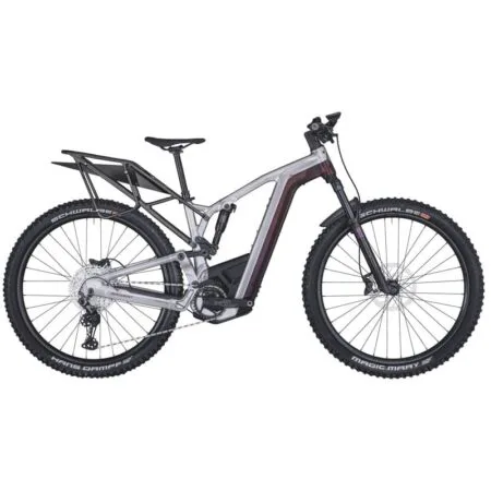 VTT Électrique Bergamont - E-TRAILSTER 130 PRO - 2023 - shiny silver/red