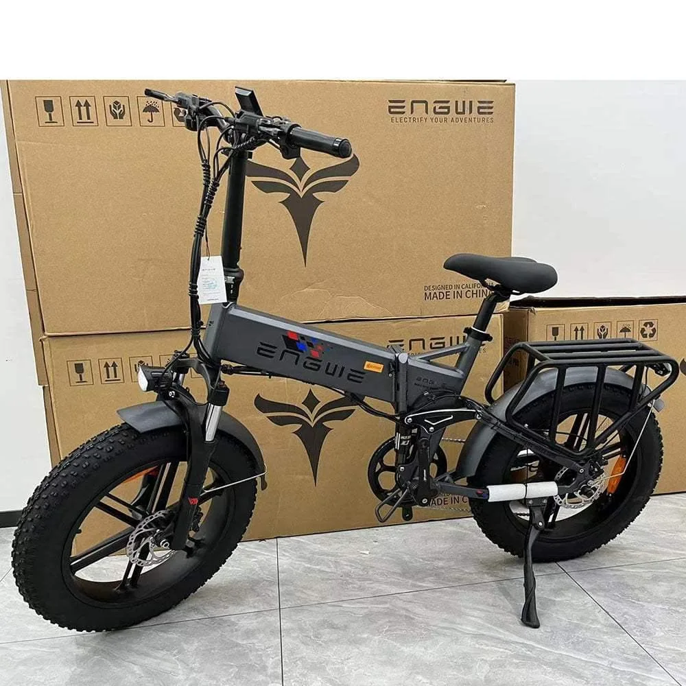 VTT électrique Pliable Engwe Engine Pro 2022 Version 750W 20" Fat Bike 16Ah Batterie – Image 3