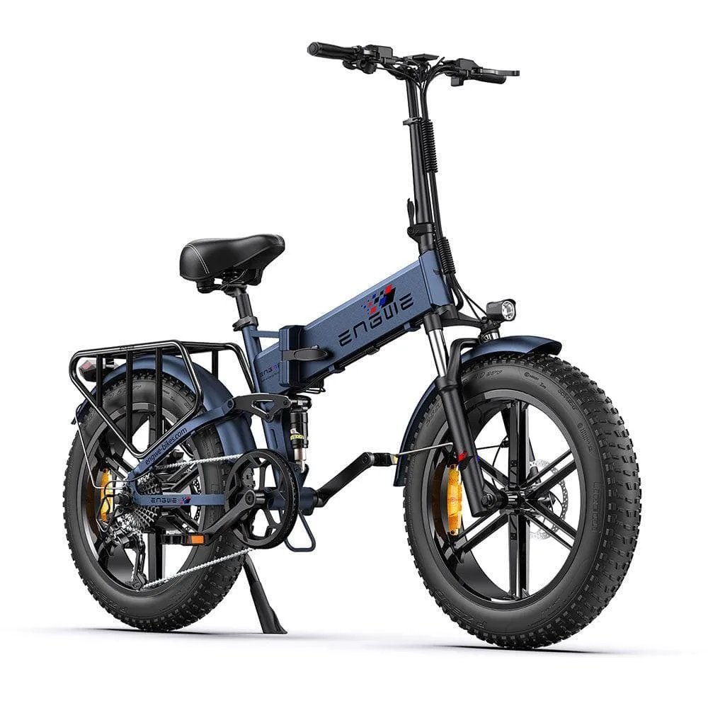 VTT électrique Pliable Engwe Engine Pro 2022 Version 750W 20" Fat Bike 16Ah Batterie – Image 7