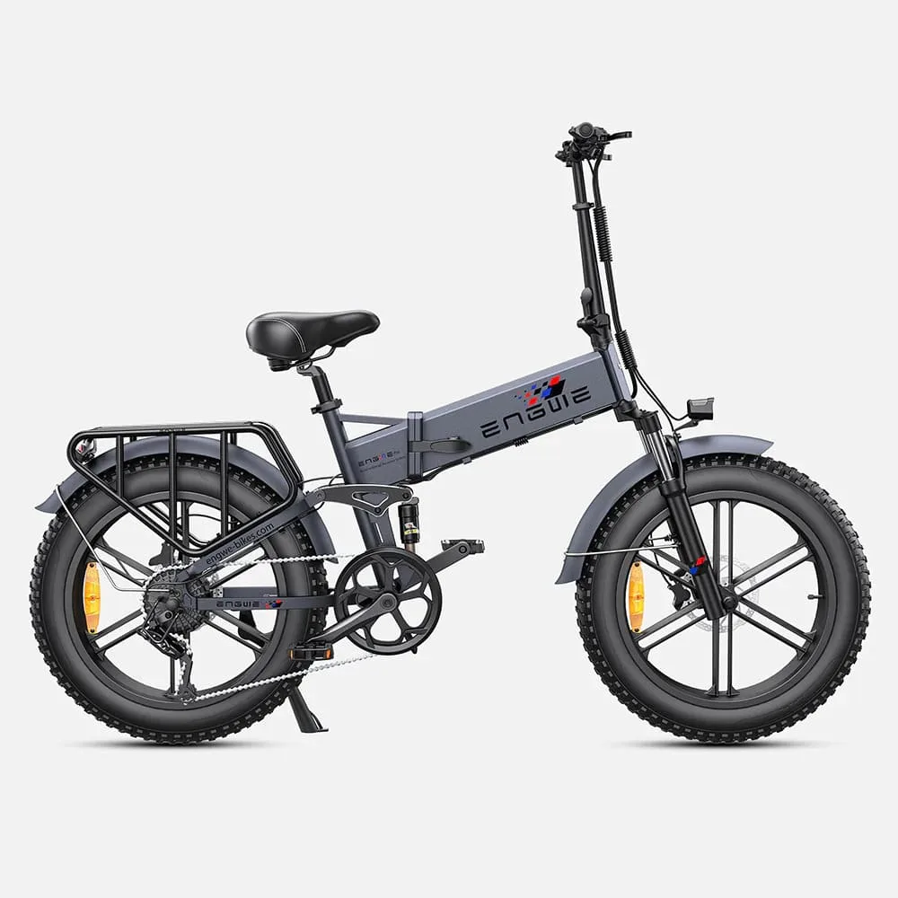 VTT électrique Pliable Engwe Engine Pro 2022 Version 750W 20" Fat Bike 16Ah Batterie – Image 8