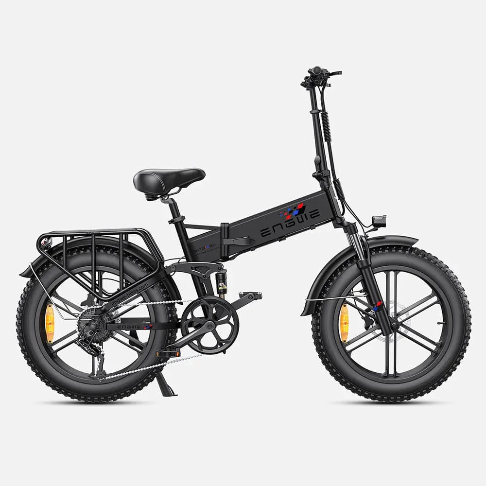 VTT électrique Pliable Engwe Engine Pro 2022 Version 750W 20" Fat Bike 16Ah Batterie – Image 10