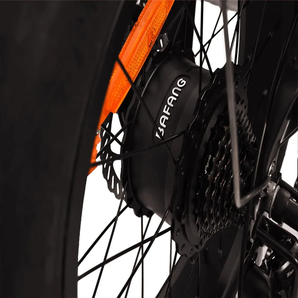 VTT électrique Pliable Kaisda K2 Pro 250W Bafang Motor 20" Fat Bike 12.8Ah Batterie – Image 8