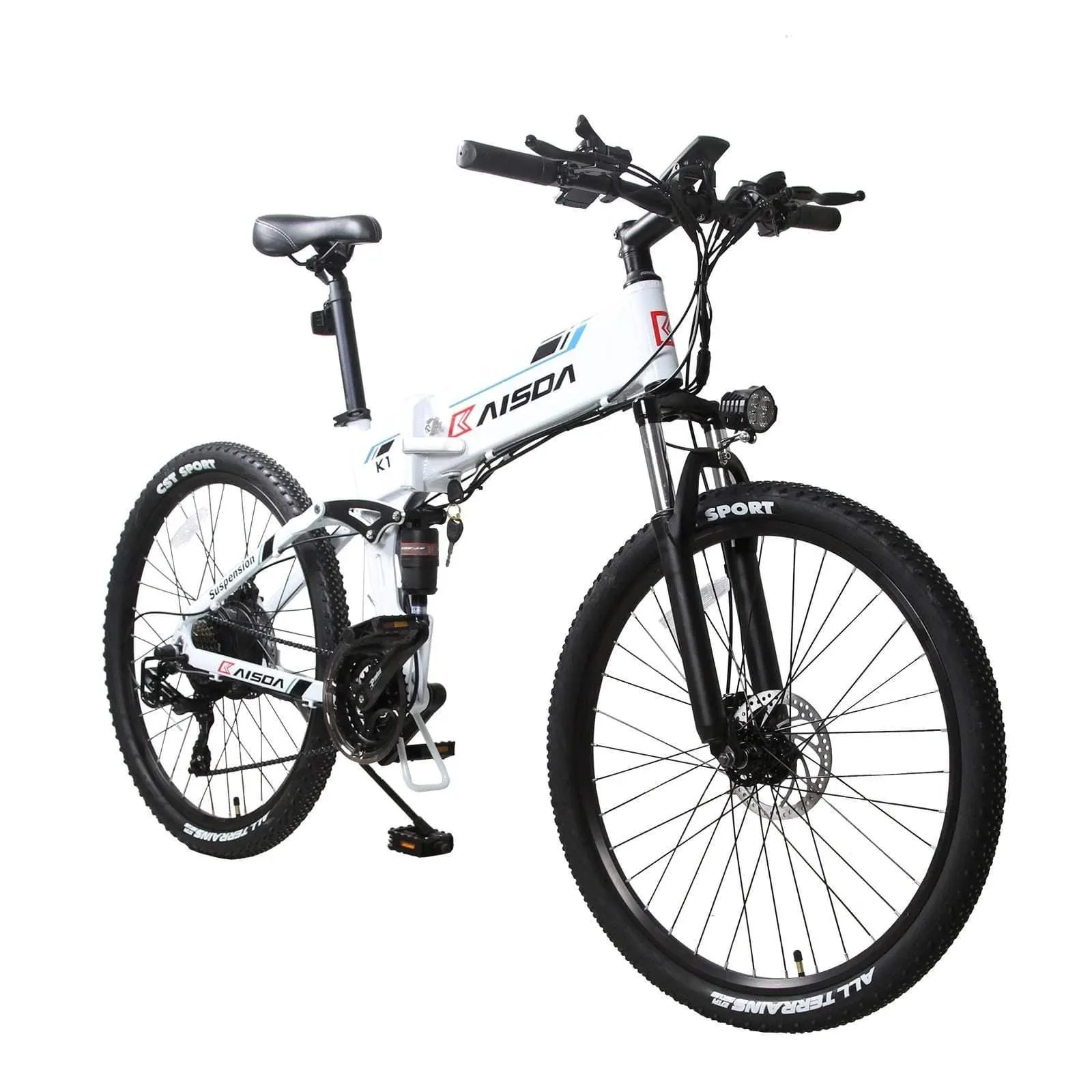 VTT électrique Pliant Kaisda K1 500W 26" 48V 10.4Ah Batterie