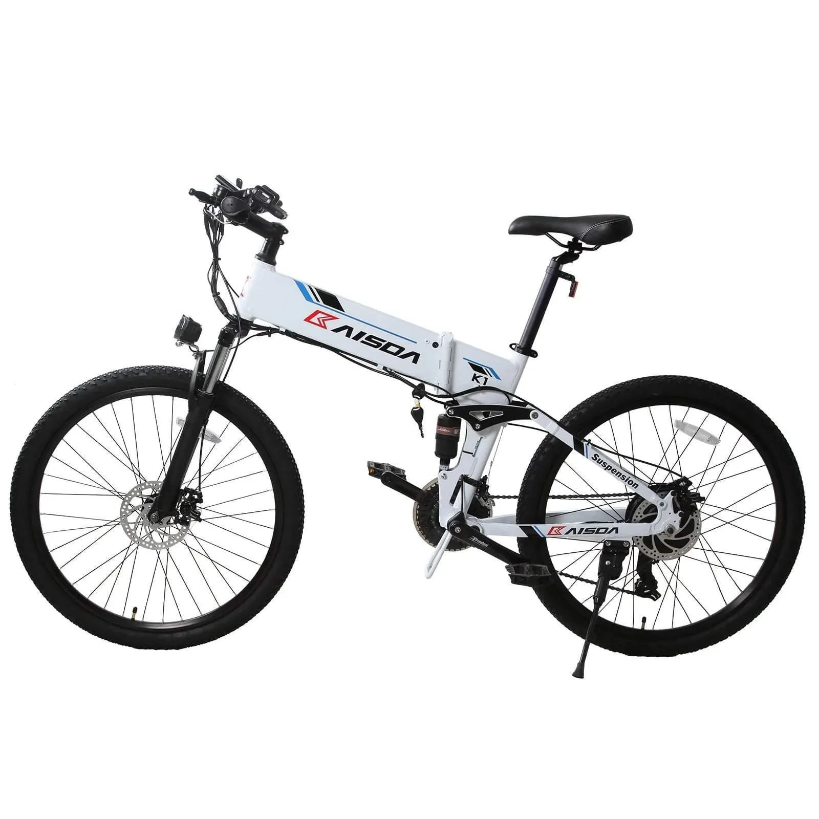 VTT électrique Pliant Kaisda K1 500W 26" 48V 10.4Ah Batterie – Image 4