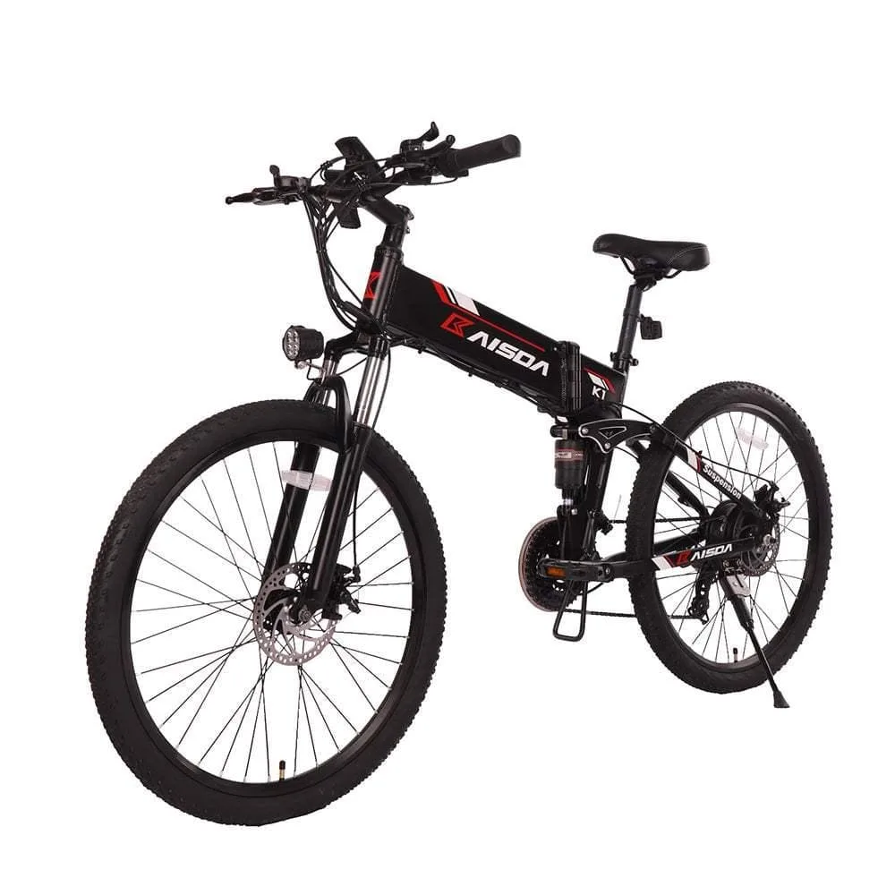 VTT électrique Pliant Kaisda K1 500W 26" 48V 10.4Ah Batterie – Image 2