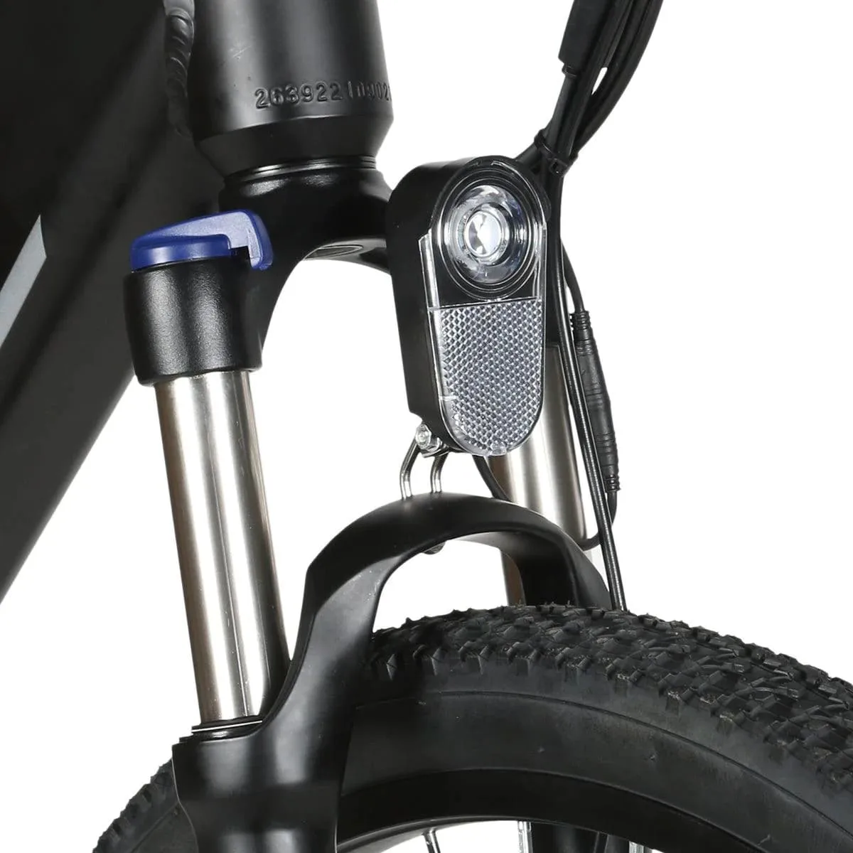 VTT électrique Samebike MY275 500W 27.5" 48V 10.4Ah Batterie blanc – Image 5