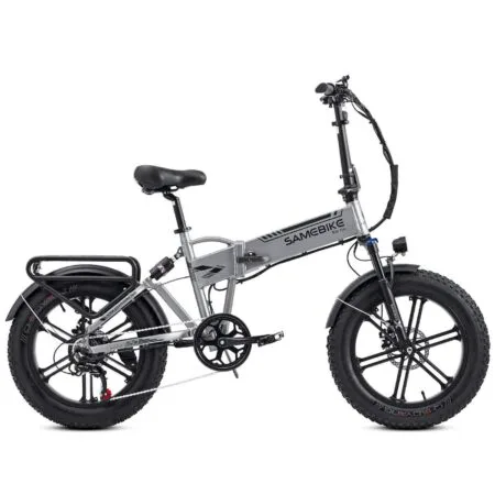 VTT électrique Samebike XWLX09 Silver Arrow 500W 20" Fat Bike 10Ah Batterie