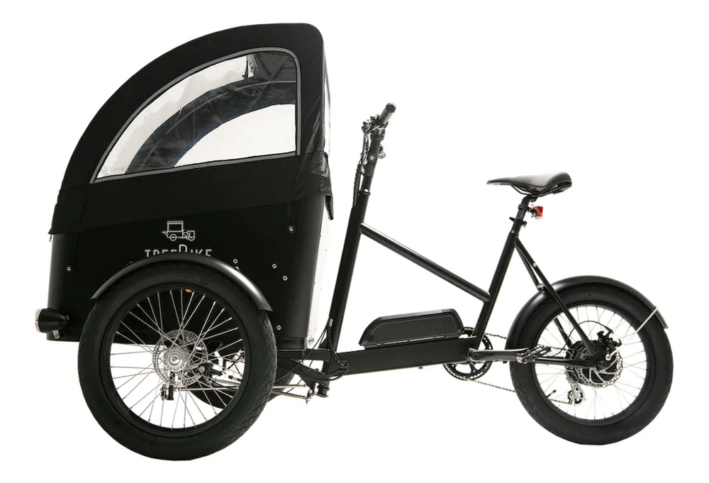 Vélo Cargo TreeBike FamilyBike Black