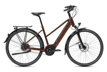 Vélo Electrique PEUGEOT eT01 Belt Powertube Nexus 5 Trapèze