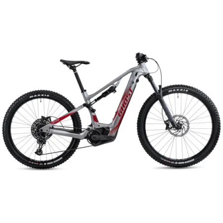 Vélo Électrique VTT Ghost E-ASX 130 Universal - 29/27.5+" - 2022 - light grey / riot red