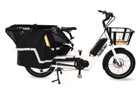 Vélo cargo électrique ADDBIKE familial U-Cargo Family