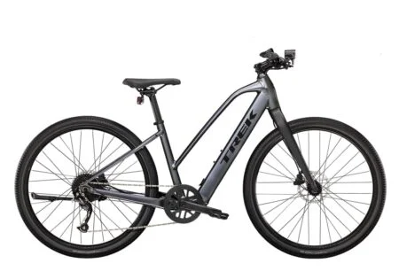 Vélo de Fitness Électrique Trek Dual Sport+ 2 Stagger Shimano Altus 9V 250 Wh 650 mm Gris 2023