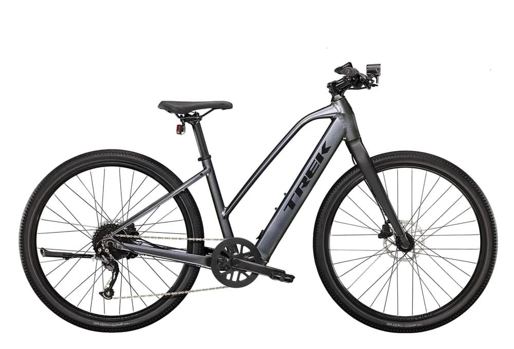 Vélo de Fitness Électrique Trek Dual Sport+ 2 Stagger Shimano Altus 9V 250 Wh 650 mm Gris 2023