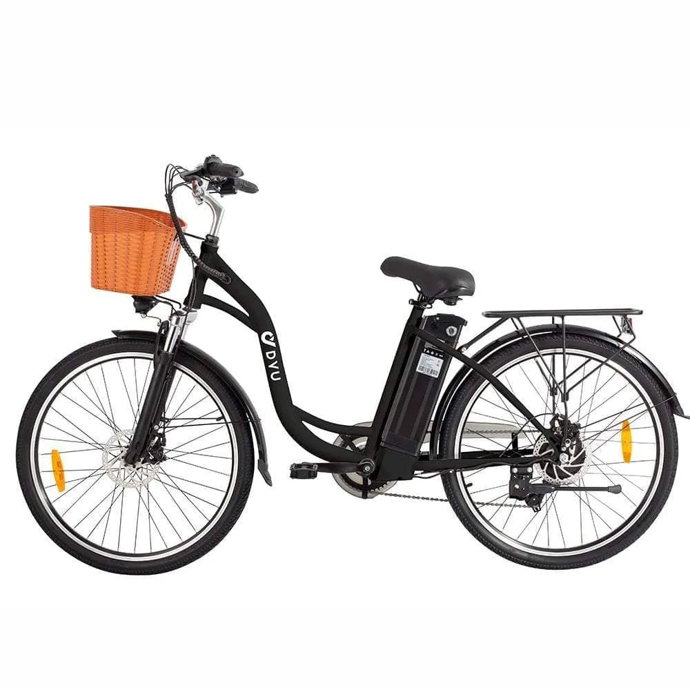 Vélo de trekking électrique DYU C6 350W 26" City E-bike 12.5Ah 25km/h 65km – Image 2