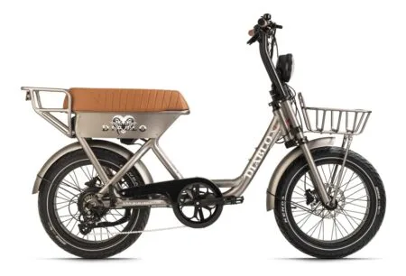 Vélo de ville électrique ADORE compact 20 X1 Gris Diablo Bikes