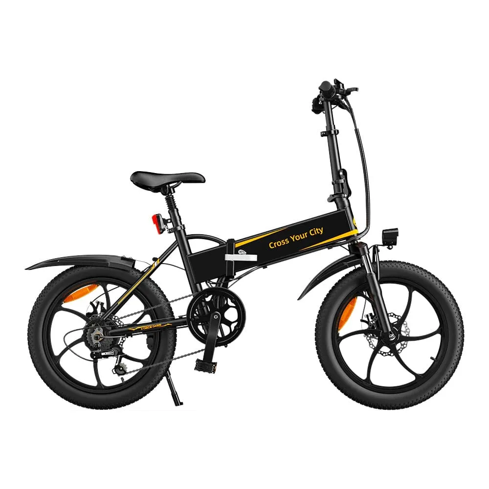 Vélo électrique pliant ADO A20+ 250W 20" City E-bike 10.4Ah Batterie avec nouveau contrôleur