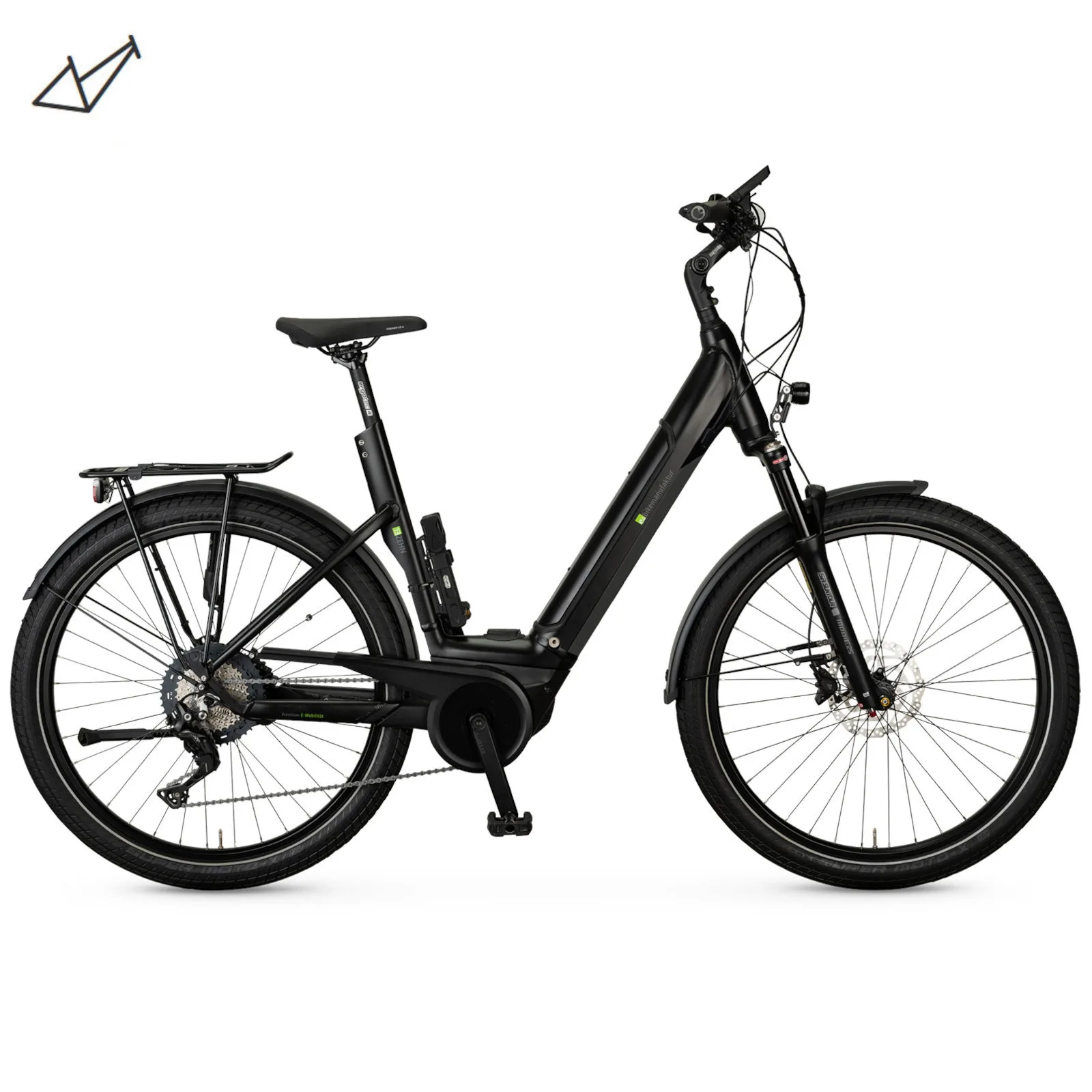 VTC Électrique e-bike manufaktur 13ZEHN - Women E-Bike - 2022 - black matt
