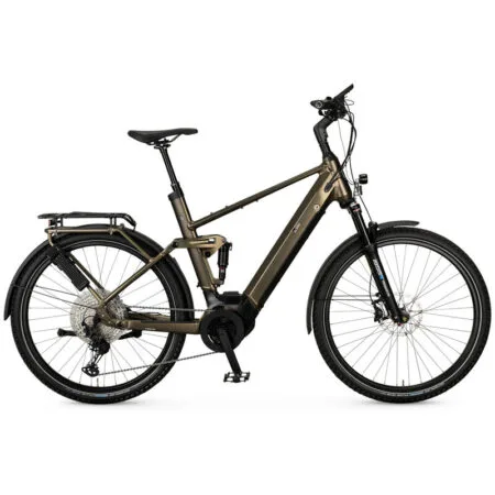 VTC Électrique e-bike manufaktur TX22 Cross - SUV Trekking E-Bike - 2022 - gold green matte