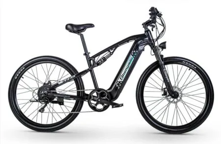 Shengmilo S26 VTT électrique 27.5 × 2.1 pouces pneu étroit 48V 17.5AH 90KM d'autonomie