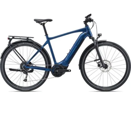 VTC Électrique Giant EXPLORE E+ 2D GTS - Homme - 2022 - metallic navy / black satin-gloss - Second Choix