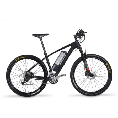 Vélo électrique Shengmilo M50 27.5 pouces cadre en fibre de carbone 250W batterie 36V 9.6 AH freins à huile à double disque