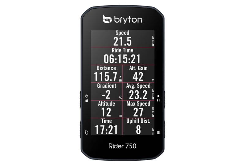 BRYTON COMPTEUR GPS RIDER 750E (SANS CAPTEUR)