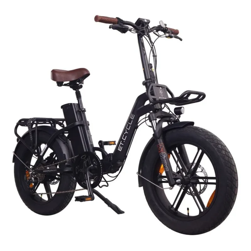 ET.Cycle F720 Vélo Electrique Fat Bike Pliant 20" 48V 15Ah 720Wh Noir