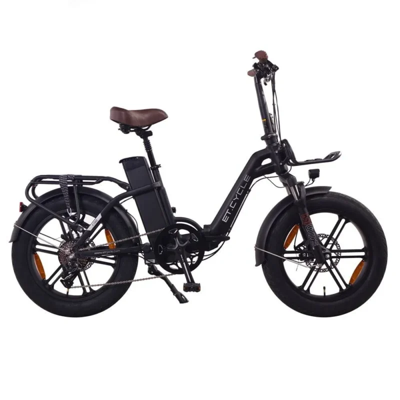 ET.Cycle F720 Vélo Electrique Fat Bike Pliant 20" 48V 15Ah 720Wh Noir