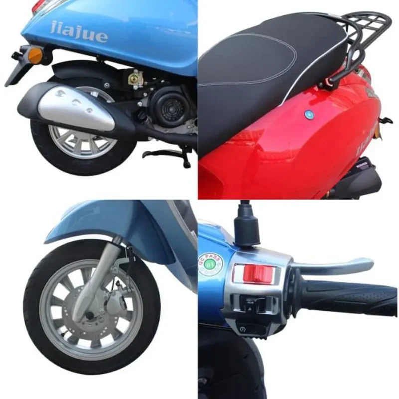 Scooter 4T 50 cc – JIAJUE – EURO5 – Gris – Avec carte grise