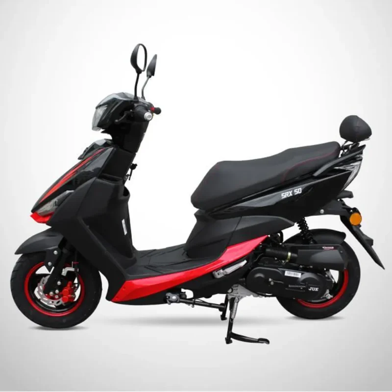 Scooter 50cc 4T SRX 50 JIAJUE Noir – Rouge