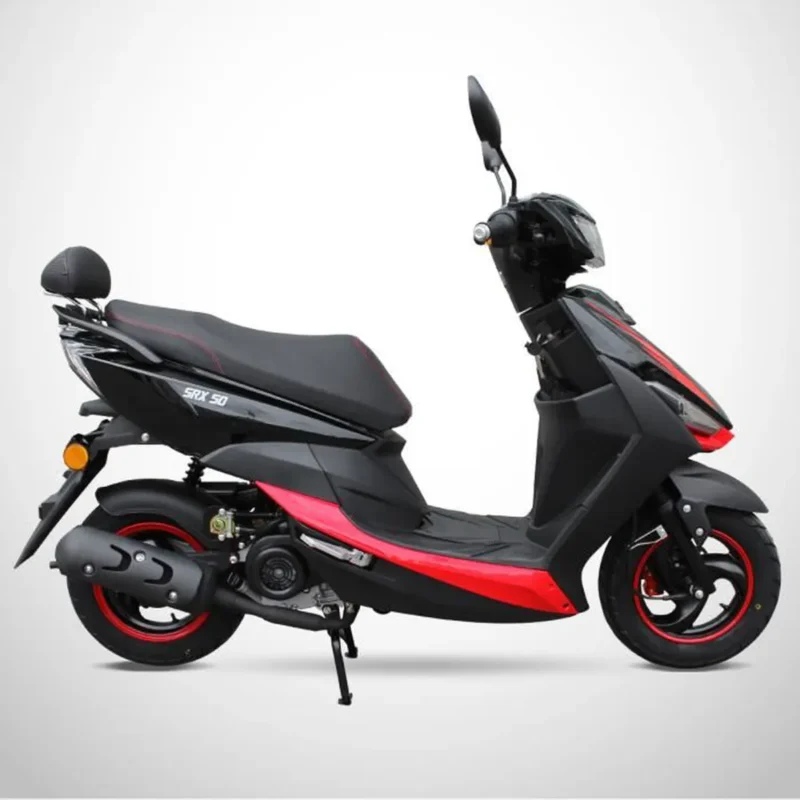 Scooter 50cc 4T SRX 50 JIAJUE Noir – Rouge