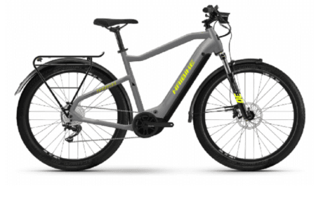 VTC Électrique Haibike Trekking 6 Lowstep i630Wh Shimano Deore 10V GRIS FONCE 2022