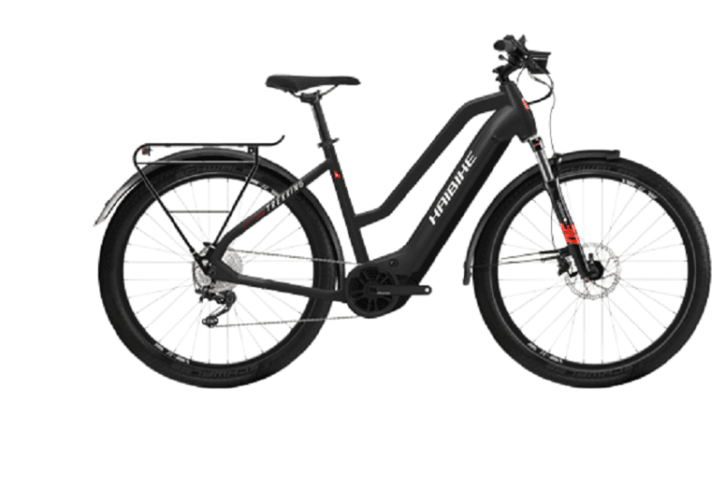 VTC Électrique Haibike Trekking 6 Lowstep i630Wh Shimano Deore 10V GRIS FONCE 2022