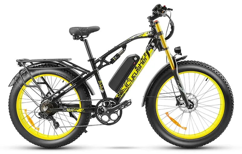 VTT électrique Cyrusher XF900 750W 17Ah fatbike bleu