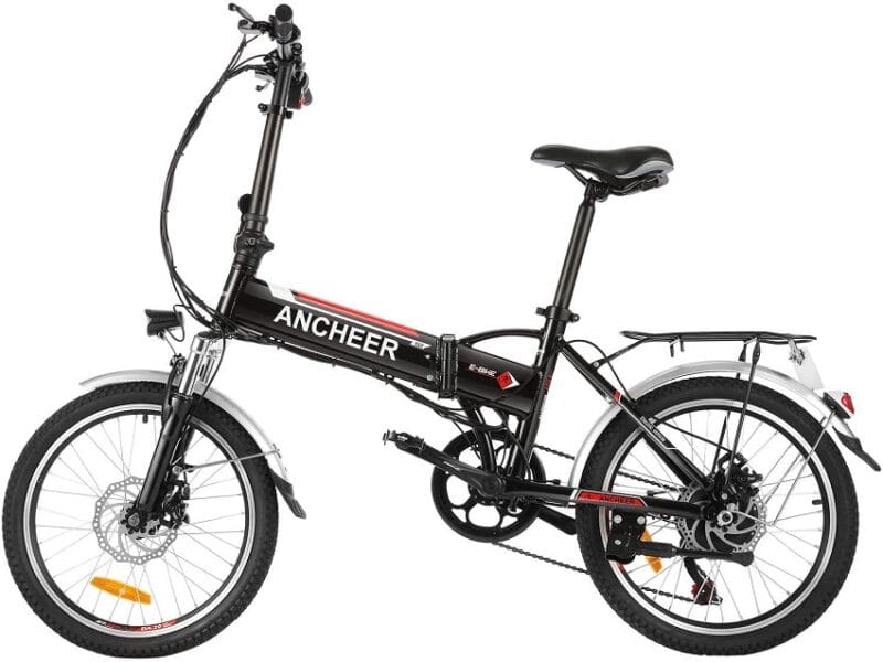 Vélo électrique Pliant ANCHEER Vélo Adulte AN-EB002 20 Pouces Blanc