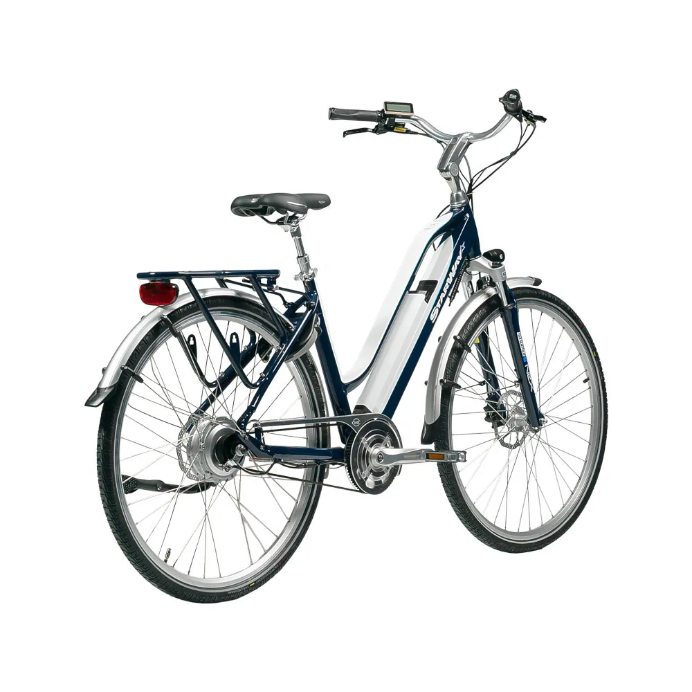Vélo électrique Starway Touring Bleu-Blanc 26″ et 28″